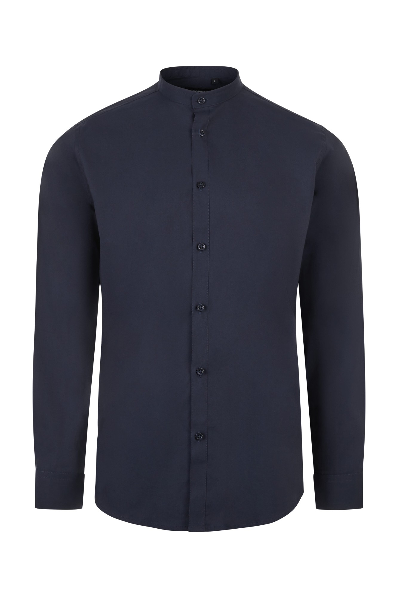 405013S.CAMISA STRETCH ML HOMBRE AZUL NAVY S