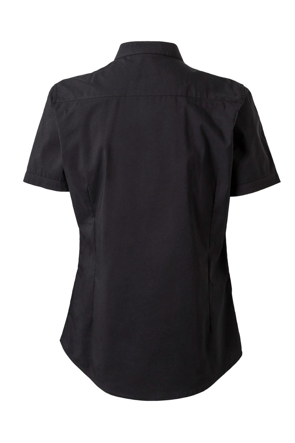 405014S.CAMISA STRETCH MC MUJER NEGRO 2XL