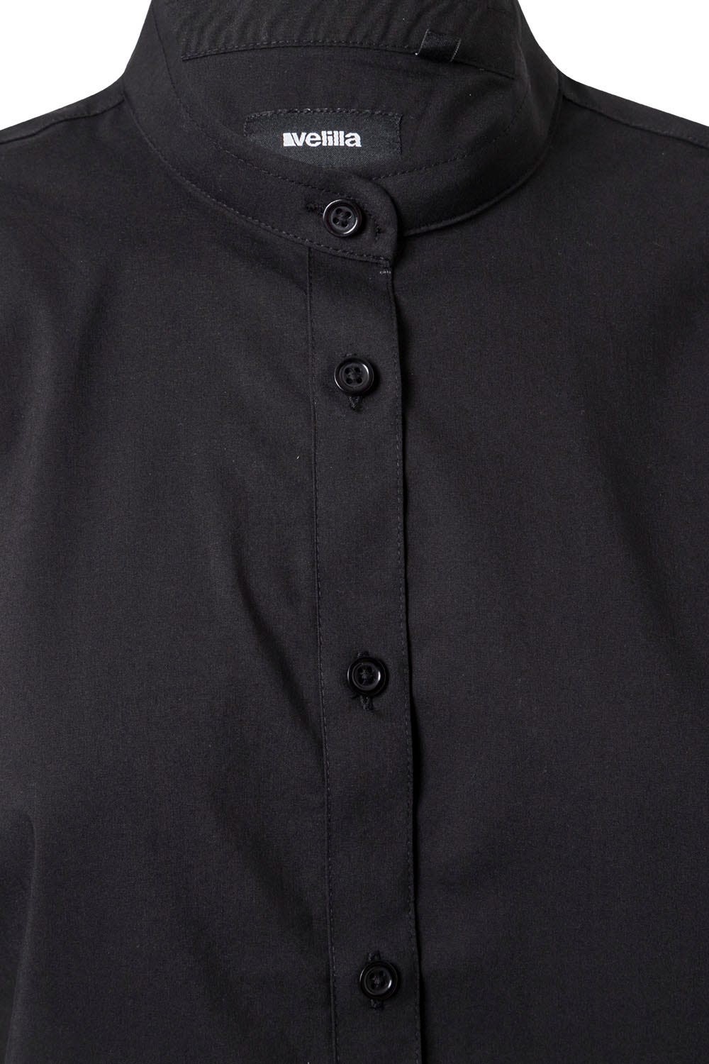 405014S.CAMISA STRETCH MC MUJER NEGRO 2XL