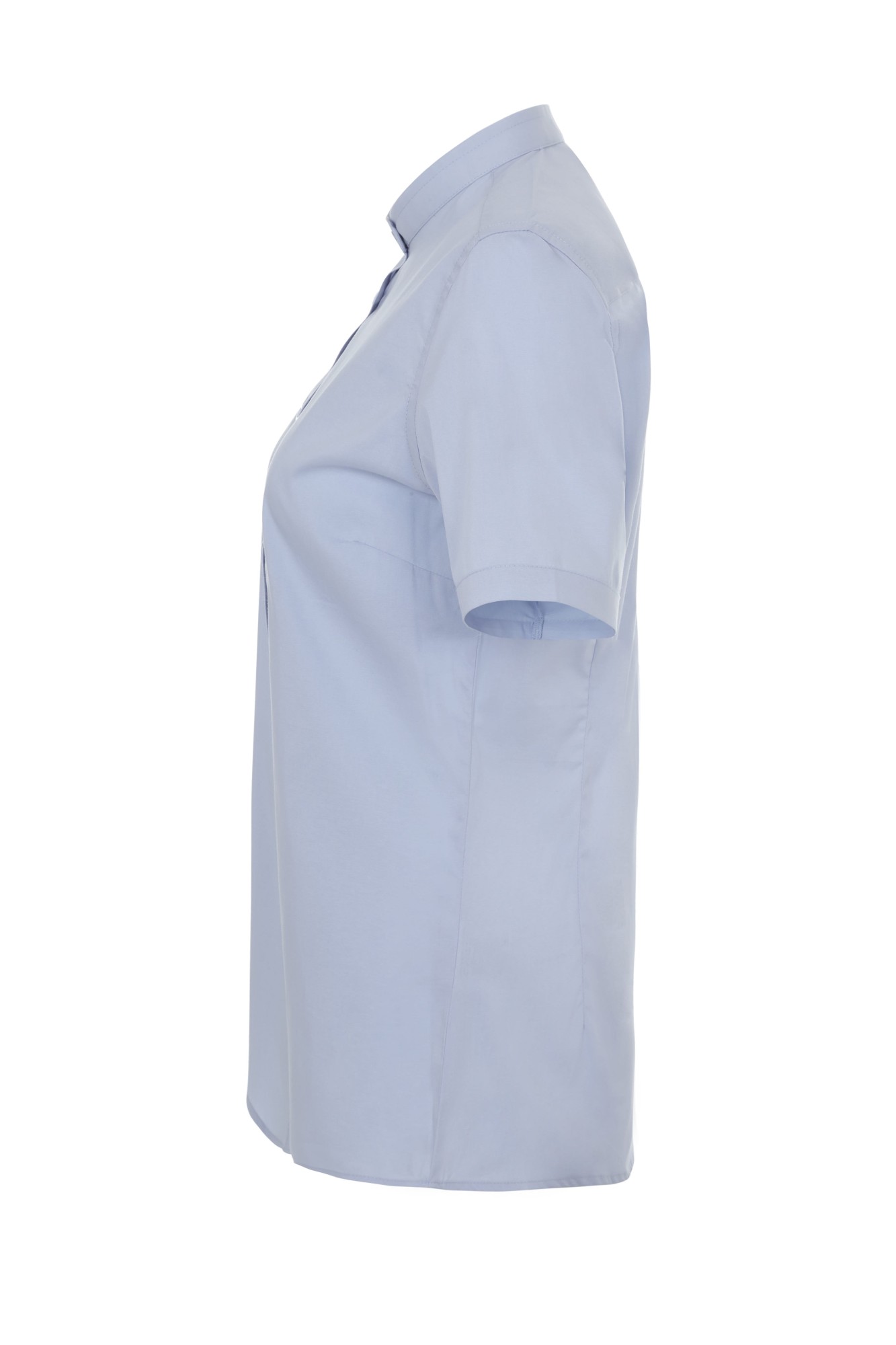 405014S.CAMISA STRETCH MC MUJER CELESTE XS