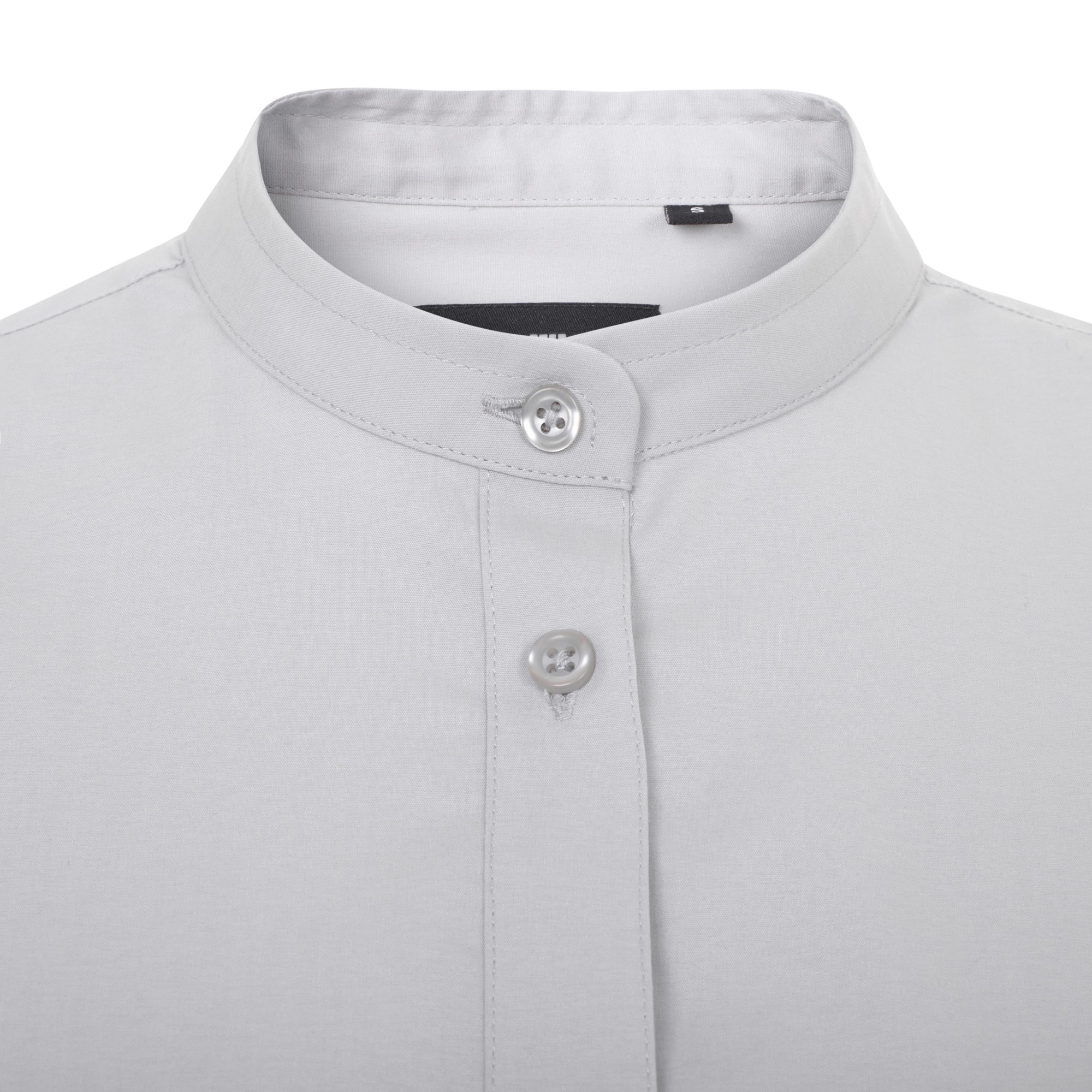 405014S.CAMISA STRETCH MC MUJER GRIS HIELO XS