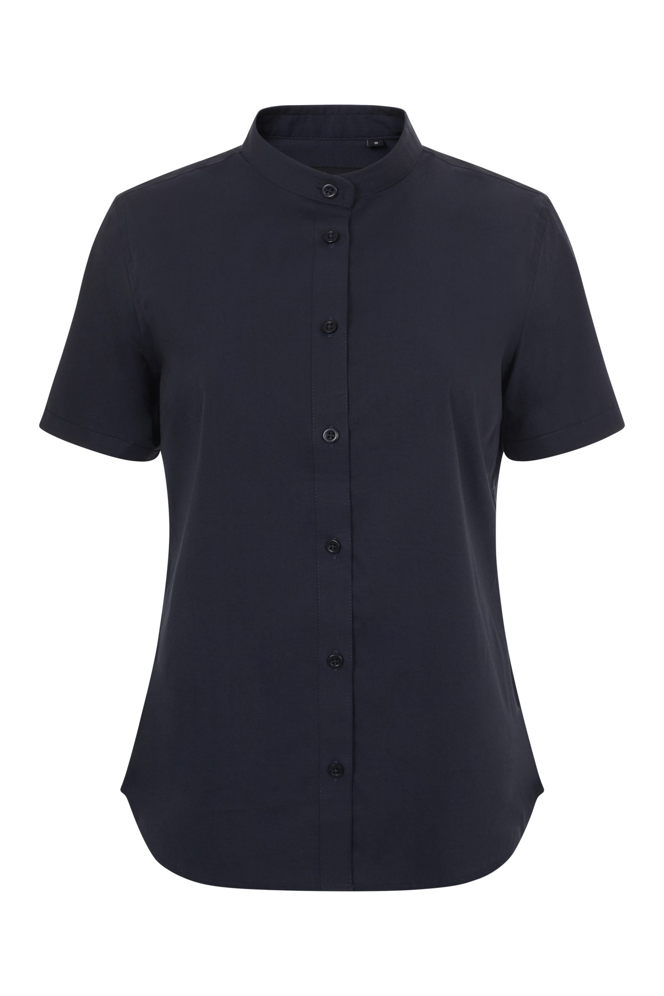 405014S.CAMISA STRETCH MC MUJER AZUL NAVY XS