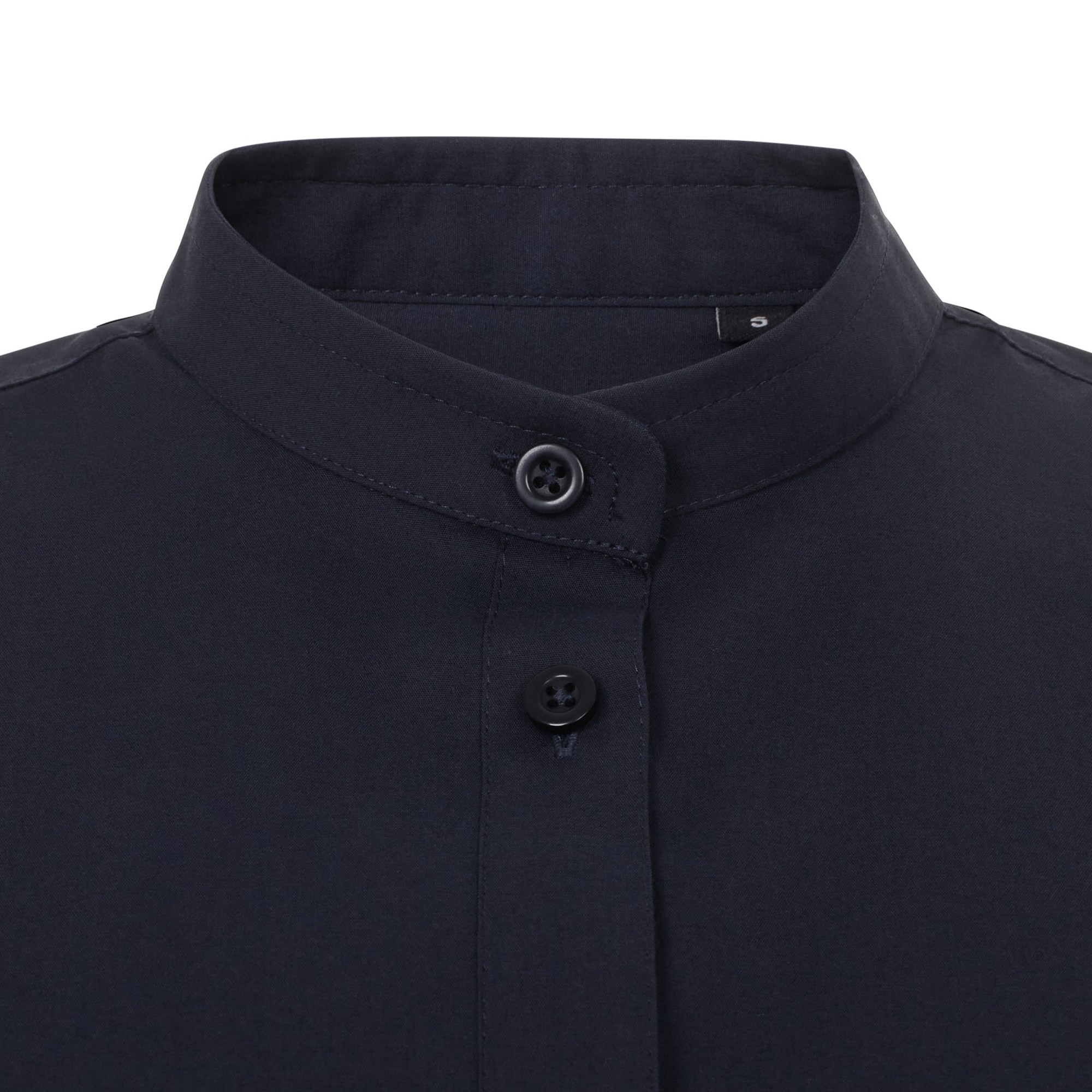 405014S.CAMISA STRETCH MC MUJER AZUL NAVY XS