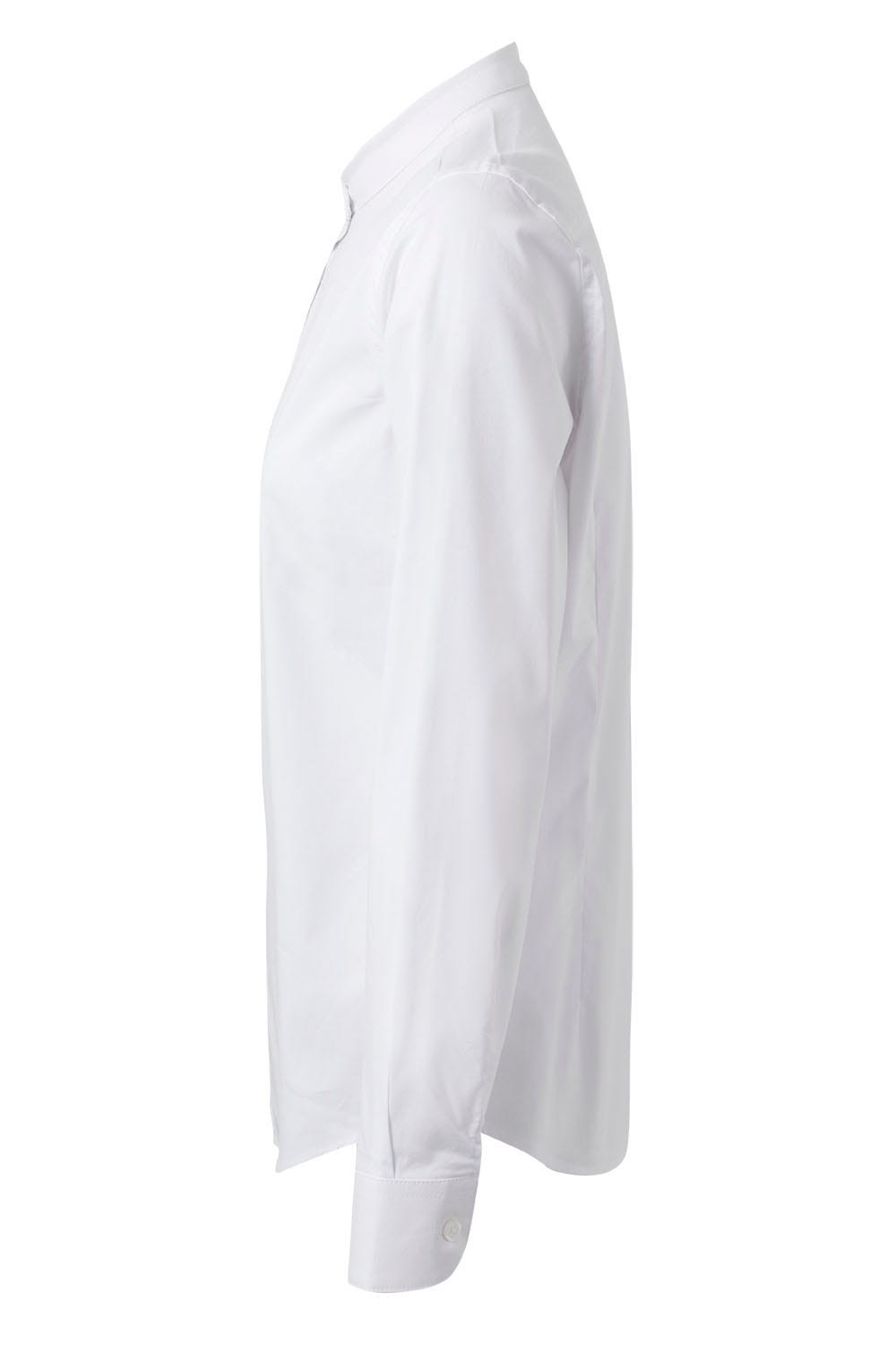 405015S.CAMISA STRETCH ML MUJER BLANCO 2XL