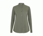 405015S.CAMISA STRETCH ML MUJER VERDE OLIVA CLARO XS