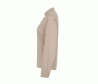 405015S.CAMISA STRETCH ML MUJER BEIGE CLARO XS
