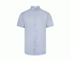 405016S.CAMISA STRETCH MC HOMBRE CELESTE S