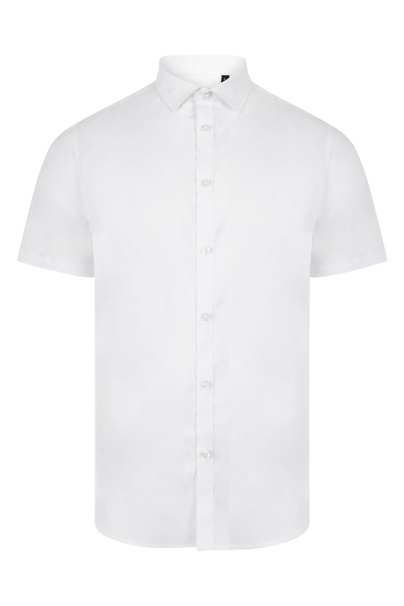 405016S.CAMISA STRETCH MC HOMBRE BLANCO S