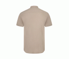 405016S.CAMISA STRETCH MC HOMBRE BEIGE CLARO S