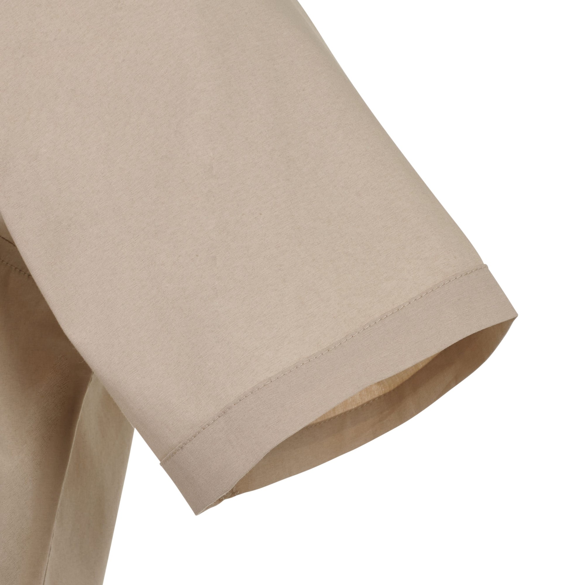 405016S.CAMISA STRETCH MC HOMBRE BEIGE CLARO S