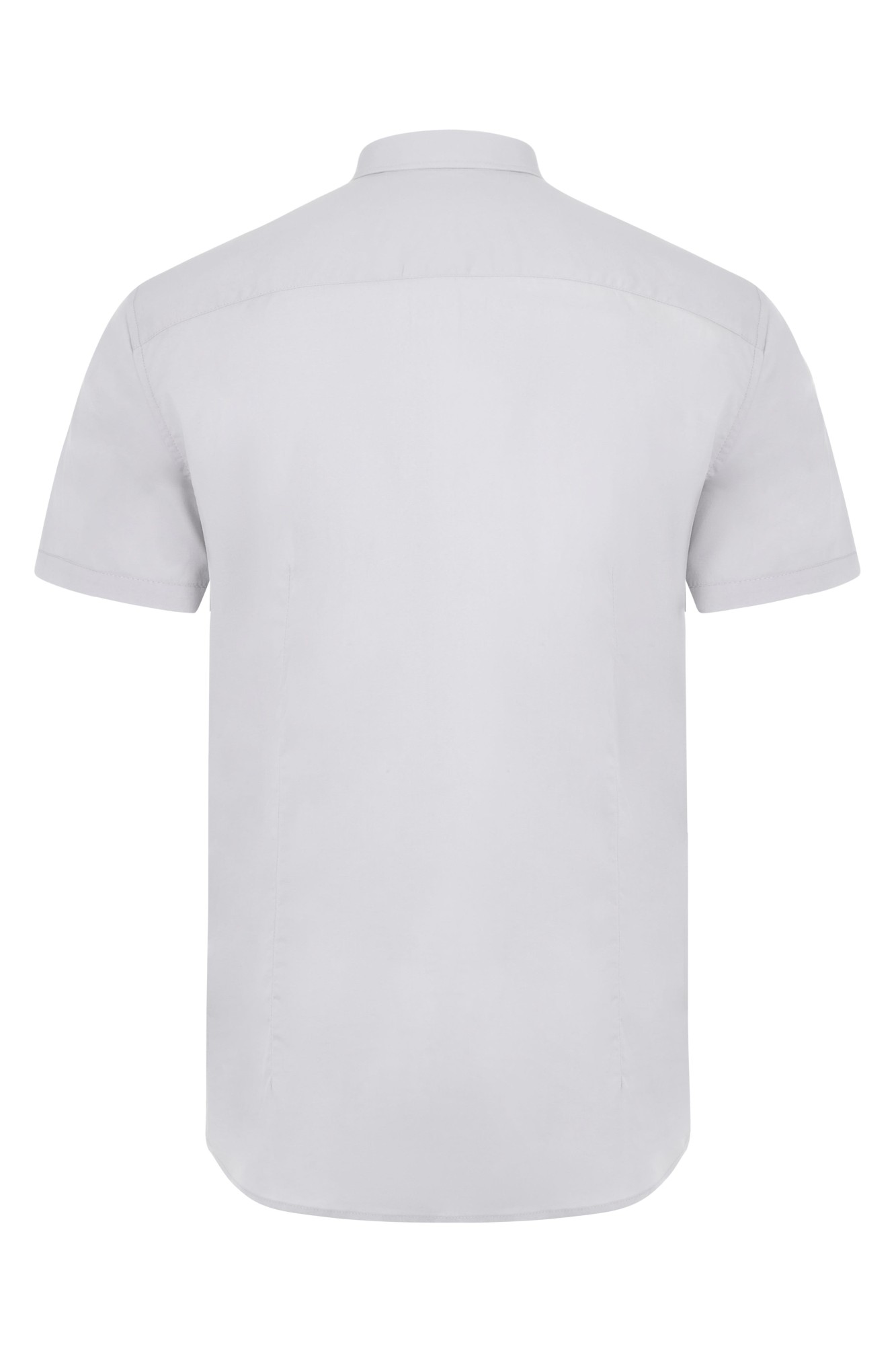 405016S.CAMISA STRETCH MC HOMBRE GRIS HIELO S