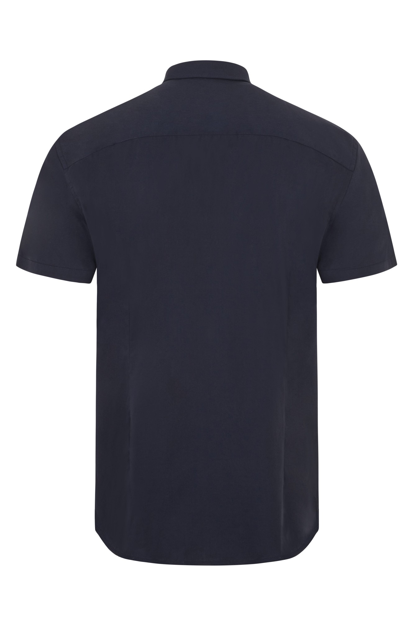 405016S.CAMISA STRETCH MC HOMBRE AZUL NAVY S