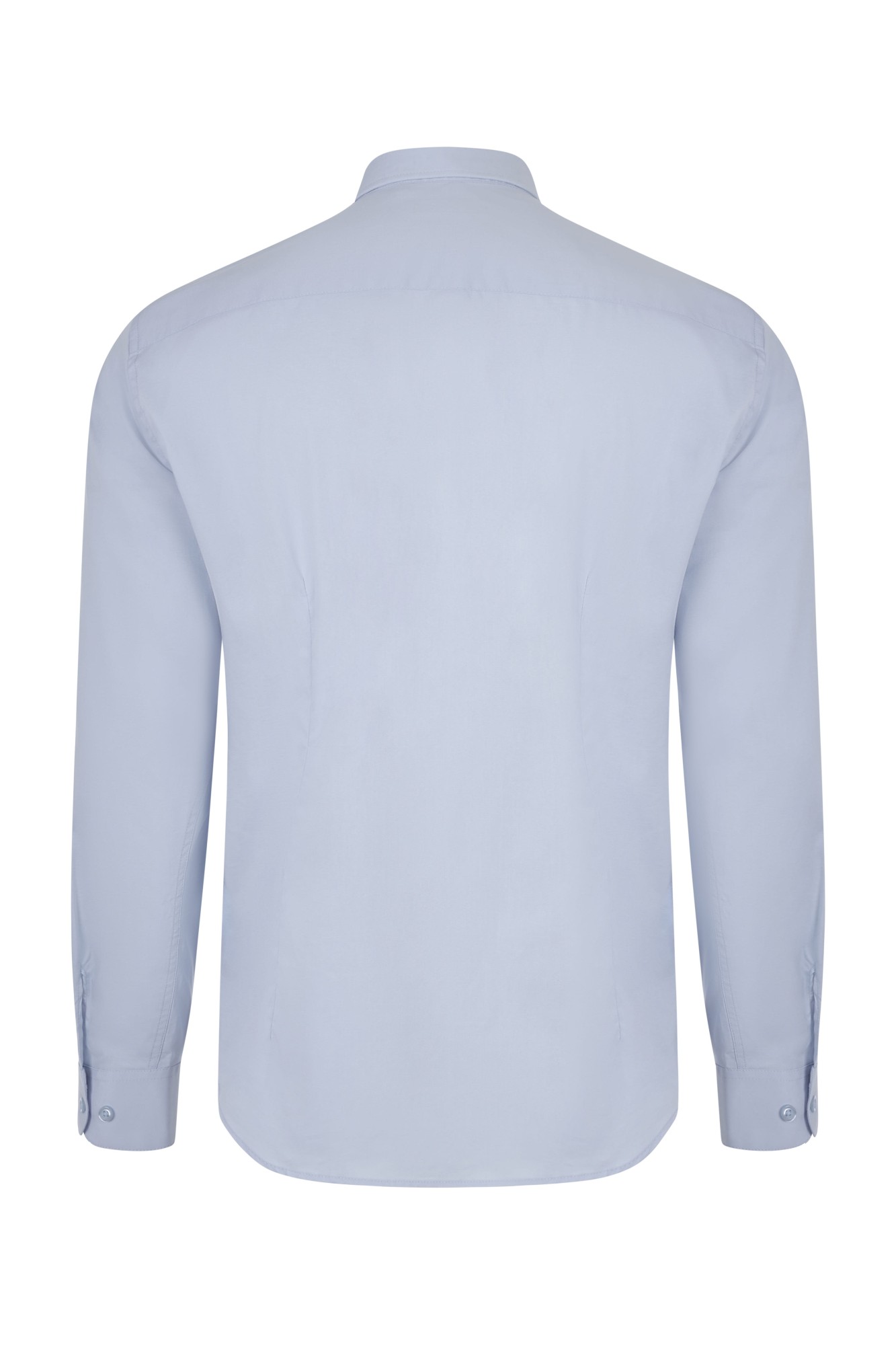 405017S.CAMISA STRETCH ML HOMBRE CELESTE S