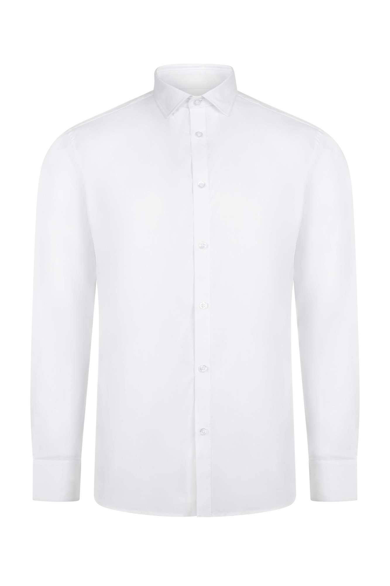 405017S.CAMISA STRETCH ML HOMBRE BLANCO S