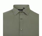 405017S.CAMISA STRETCH ML HOMBRE VERDE OLIVA CLARO S