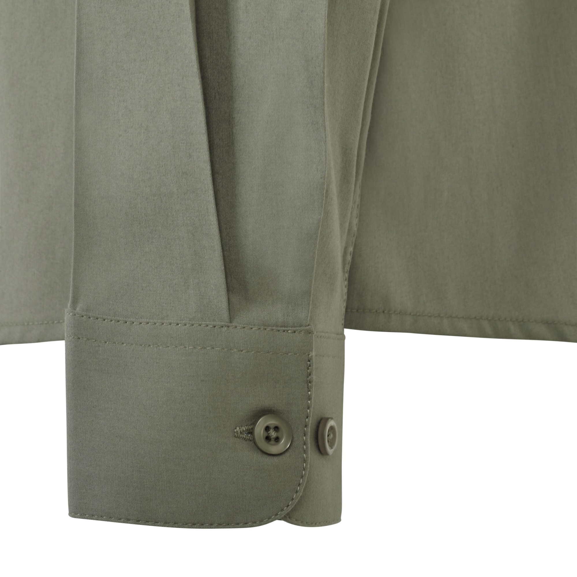 405017S.CAMISA STRETCH ML HOMBRE VERDE OLIVA CLARO S