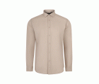 405017S.CAMISA STRETCH ML HOMBRE BEIGE CLARO S