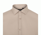 405017S.CAMISA STRETCH ML HOMBRE BEIGE CLARO S