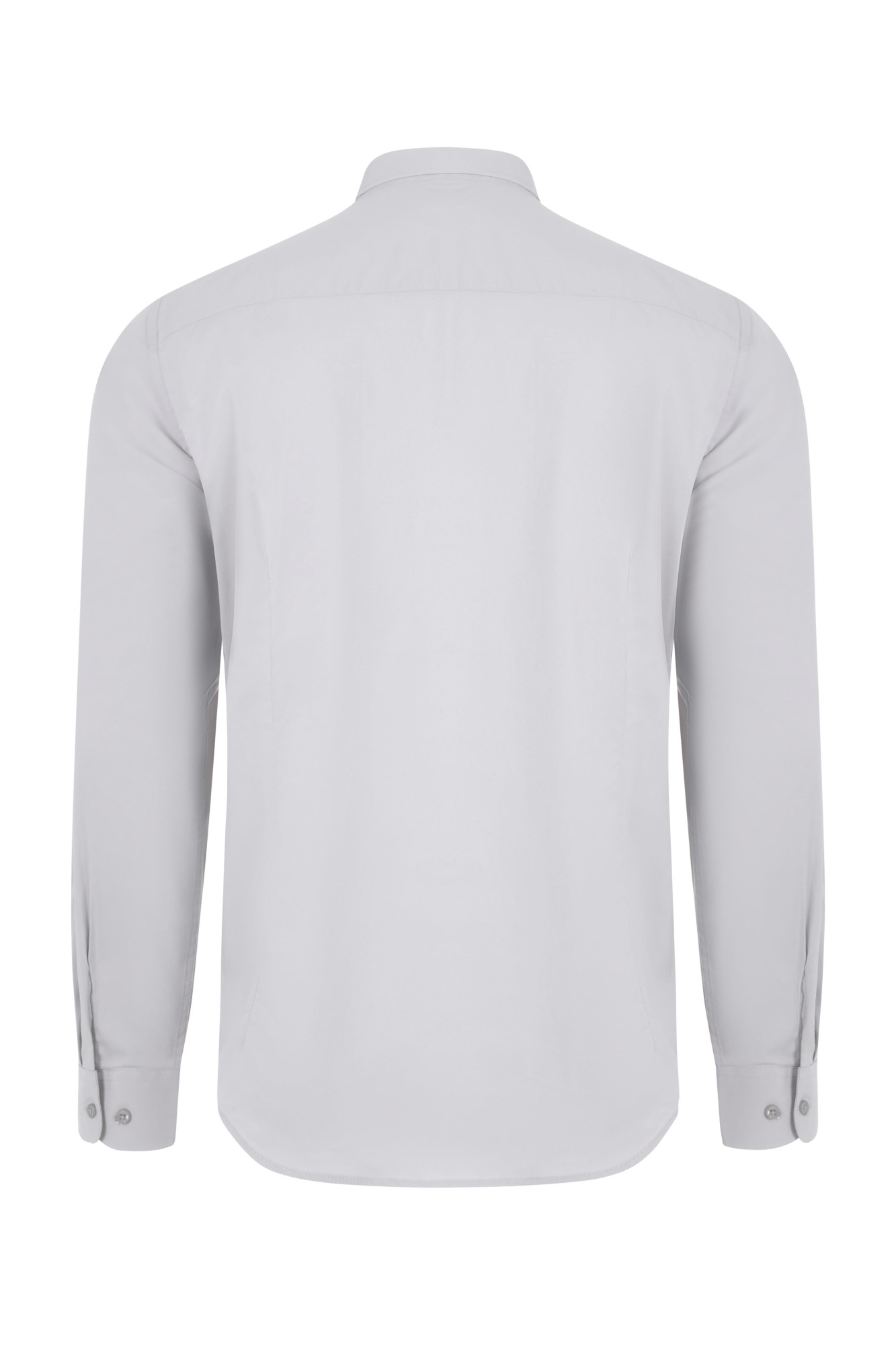 405017S.CAMISA STRETCH ML HOMBRE GRIS HIELO S