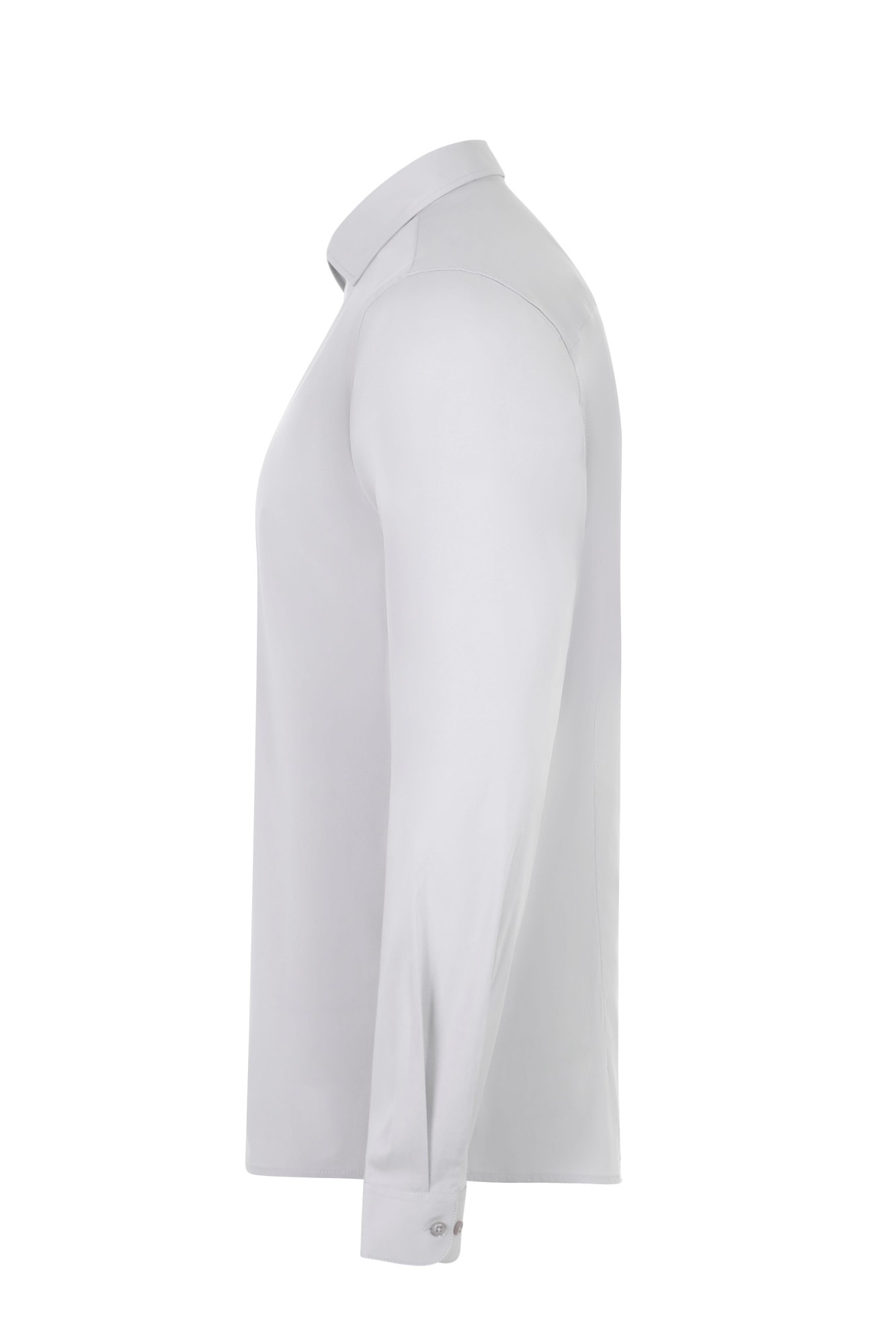 405017S.CAMISA STRETCH ML HOMBRE GRIS HIELO S