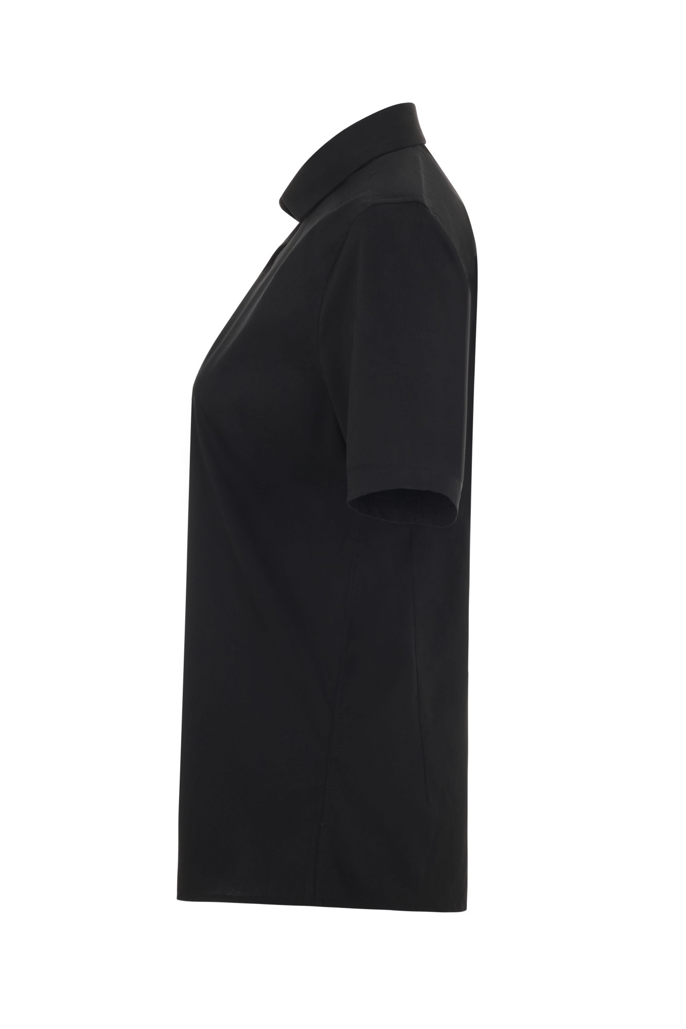 405018S.CAMISA STRETCH MC MUJER NEGRO XS