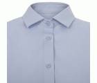 405018S.CAMISA STRETCH MC MUJER CELESTE XS