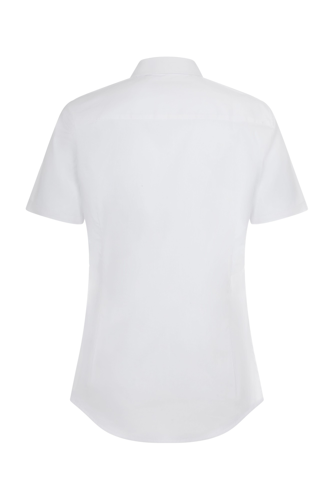 405018S.CAMISA STRETCH MC MUJER BLANCO XS