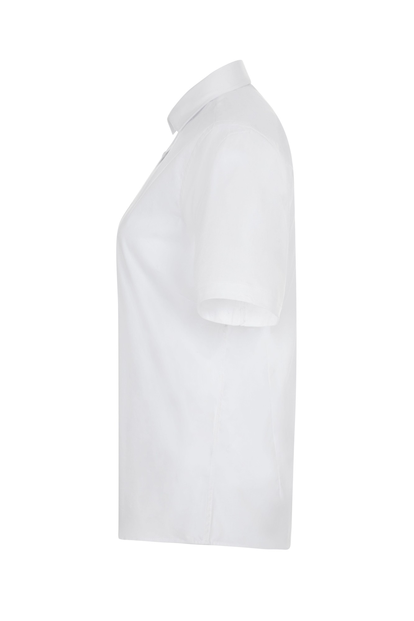 405018S.CAMISA STRETCH MC MUJER BLANCO XS