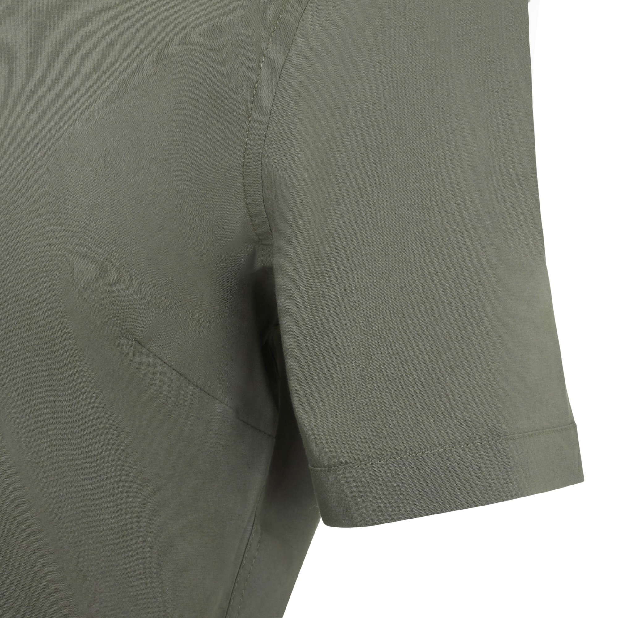 405018S.CAMISA STRETCH MC MUJER VERDE OLIVA CLARO XS