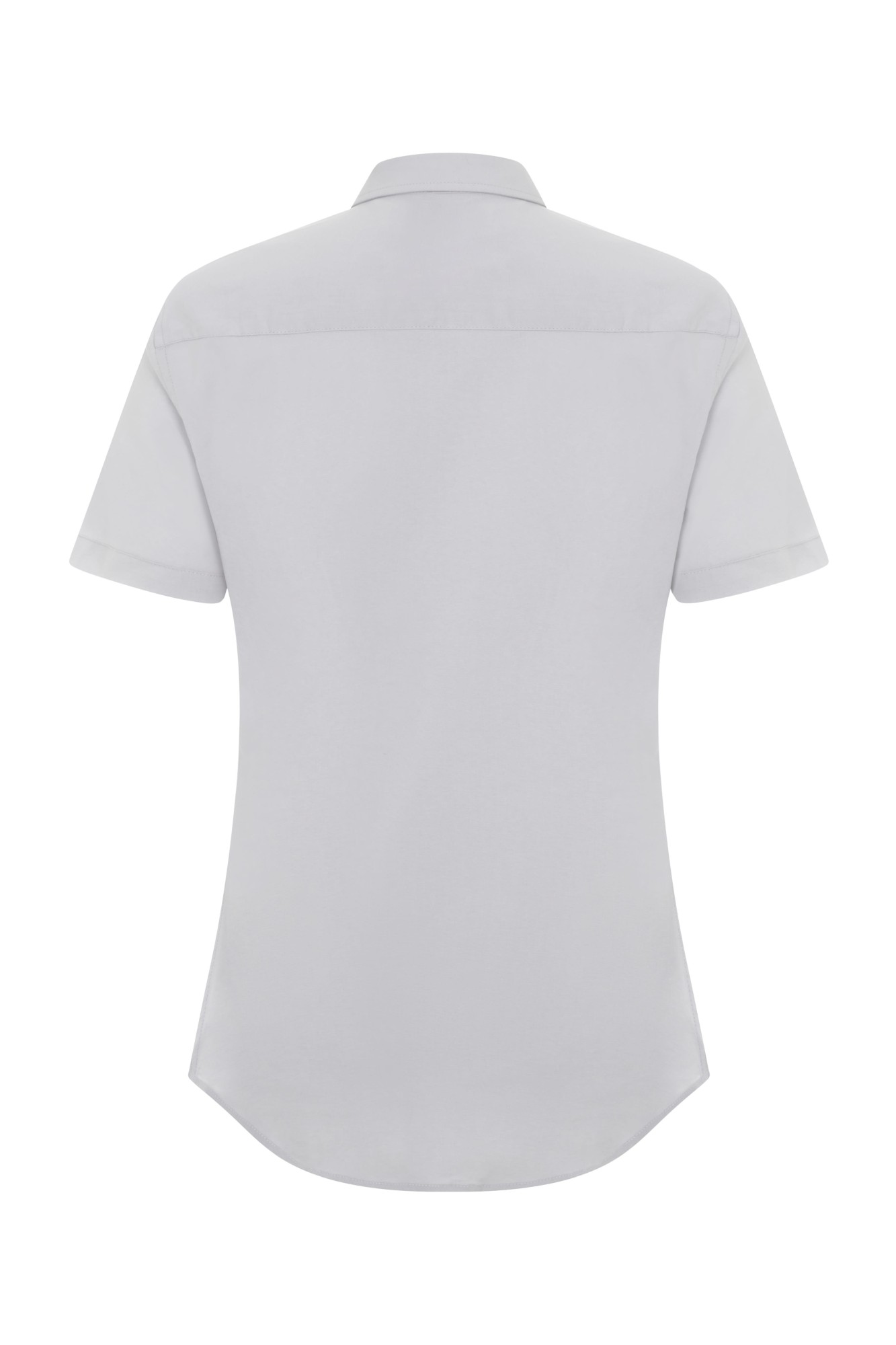 405018S.CAMISA STRETCH MC MUJER GRIS HIELO XS