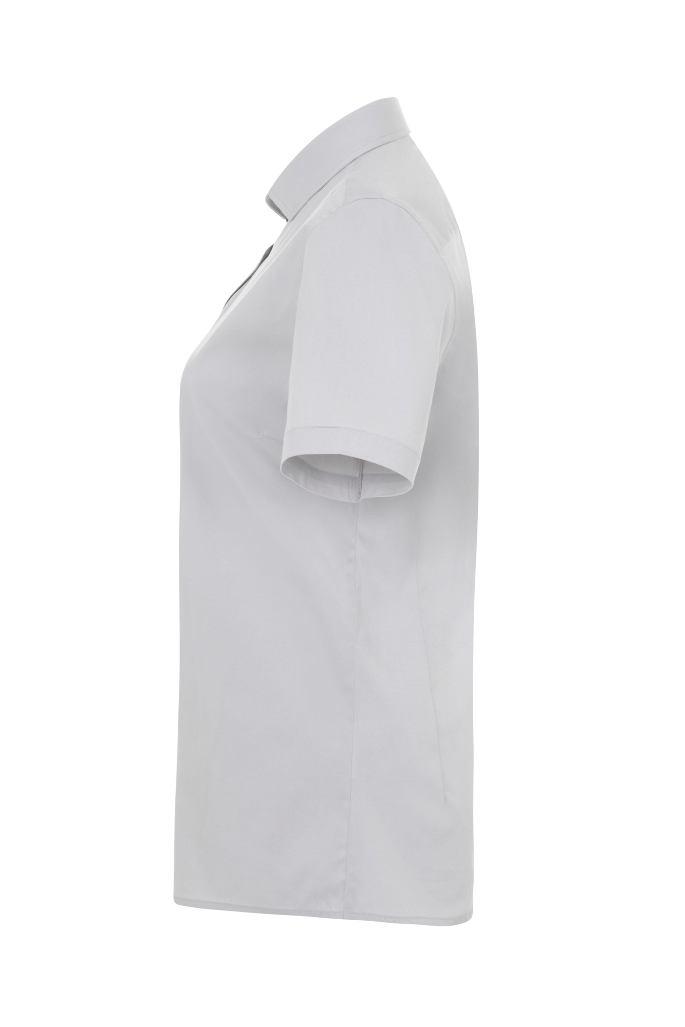 405018S.CAMISA STRETCH MC MUJER GRIS HIELO XS