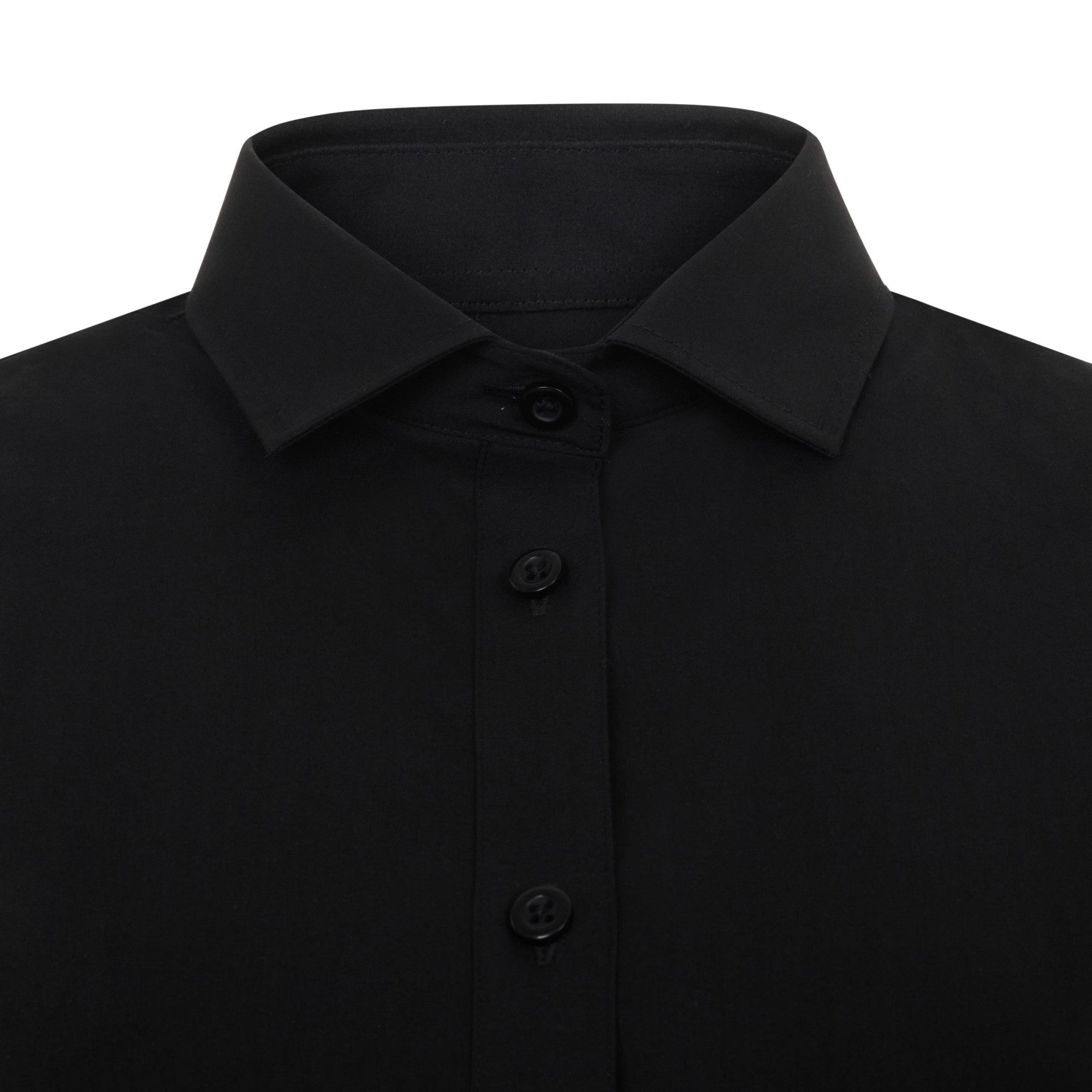 405019S.CAMISA STRETCH ML MUJER NEGRO XS