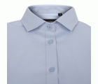 405019S.CAMISA STRETCH ML MUJER CELESTE XS