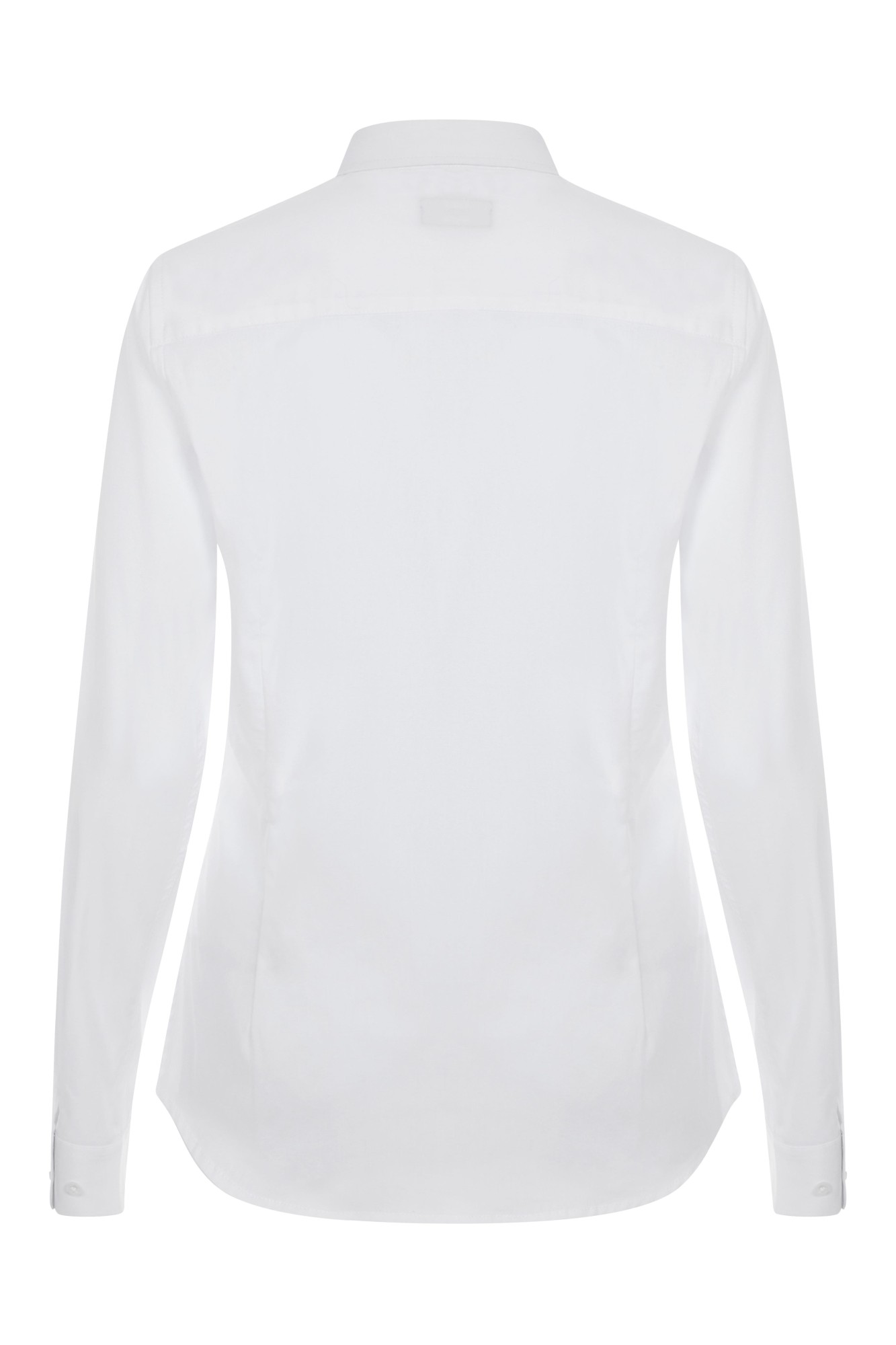405019S.CAMISA STRETCH ML MUJER BLANCO XS