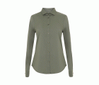 405019S.CAMISA STRETCH ML MUJER VERDE OLIVA CLARO XS