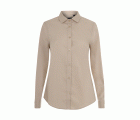 405019S.CAMISA STRETCH ML MUJER BEIGE CLARO XS