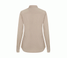 405019S.CAMISA STRETCH ML MUJER BEIGE CLARO XS