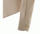 405019S.CAMISA STRETCH ML MUJER BEIGE CLARO XS