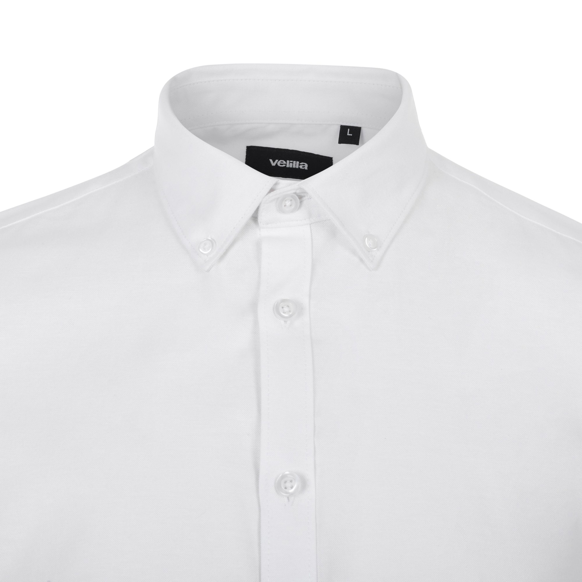 405024S.CAMISA OXFORD MC HOMBRE BLANCO S
