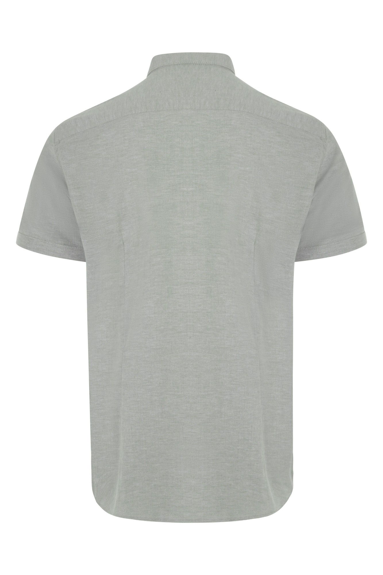 405024S.CAMISA OXFORD MC HOMBRE VERDE OLIVA CLARO S