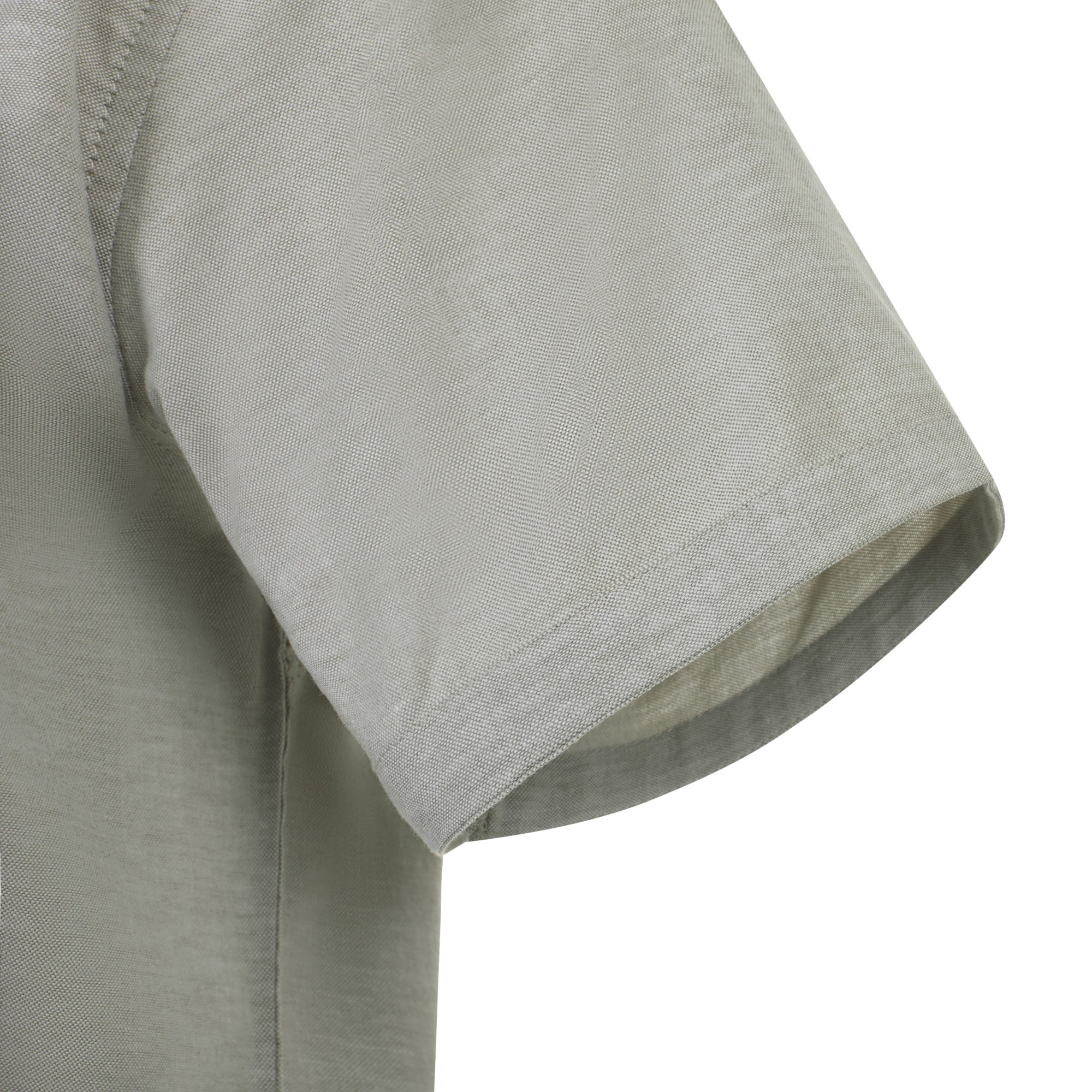 405024S.CAMISA OXFORD MC HOMBRE VERDE OLIVA CLARO S