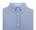 405025S.CAMISA OXFORD MC MUJER CELESTE XS