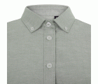 405025S.CAMISA OXFORD MC MUJER VERDE OLIVA CLARO XS