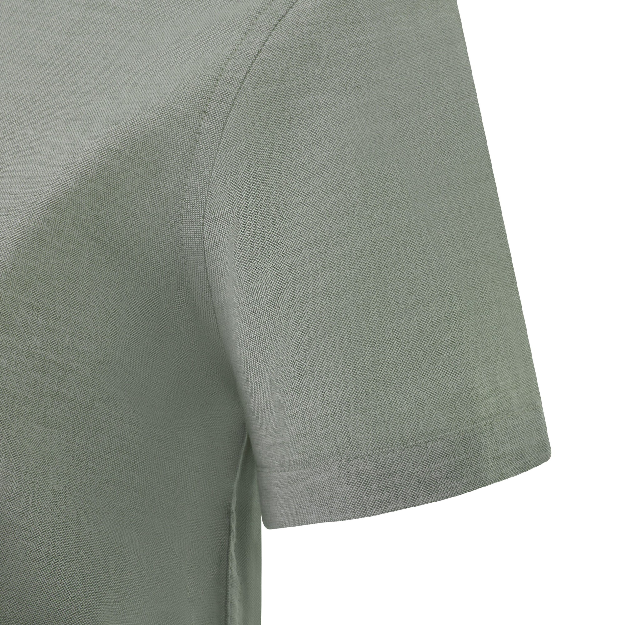 405025S.CAMISA OXFORD MC MUJER VERDE OLIVA CLARO XS