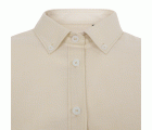 405025S.CAMISA OXFORD MC MUJER BEIGE CLARO XS