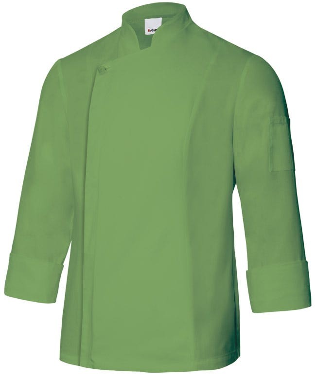 405202TC.CHAQUETA COCINA ML HOMBRE VERDE LIMA 46