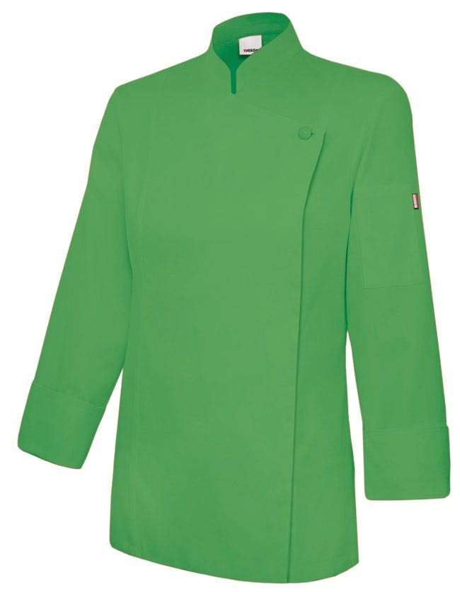 405203TC.CHAQUETA COCINA ML MUJER VERDE LIMA 36