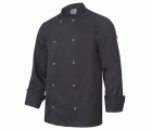 405206.CHAQUETA COCINA ML NEGRO 44