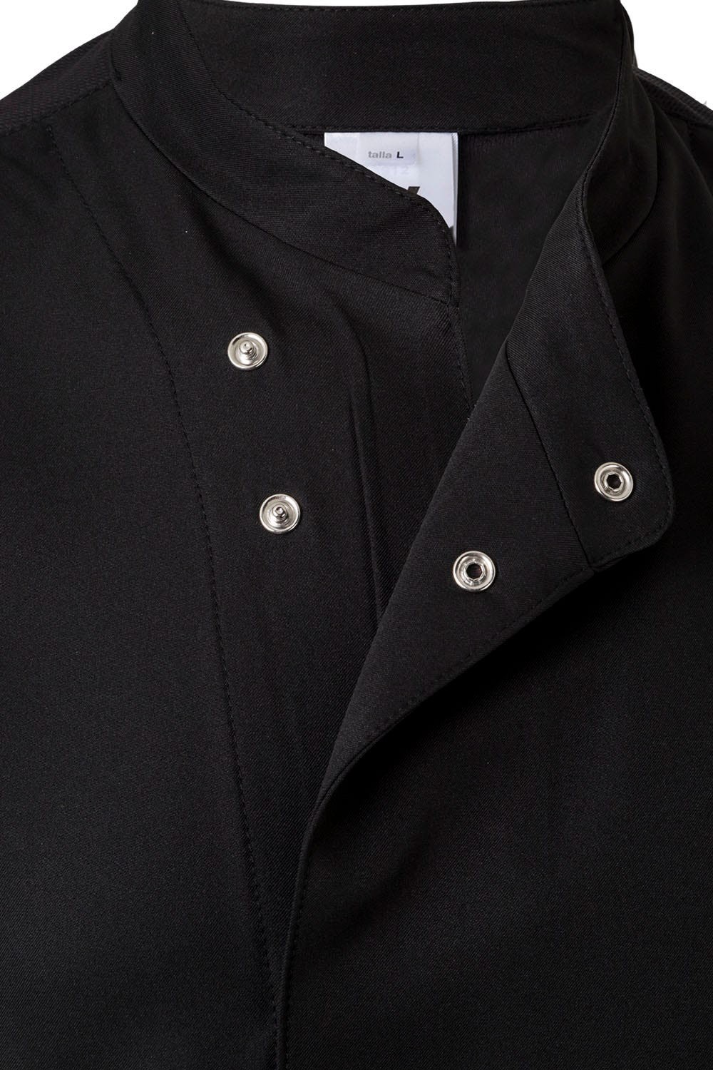 405209.CHAQUETA COCINA MICROFIBRA MC NEGRO 2XL