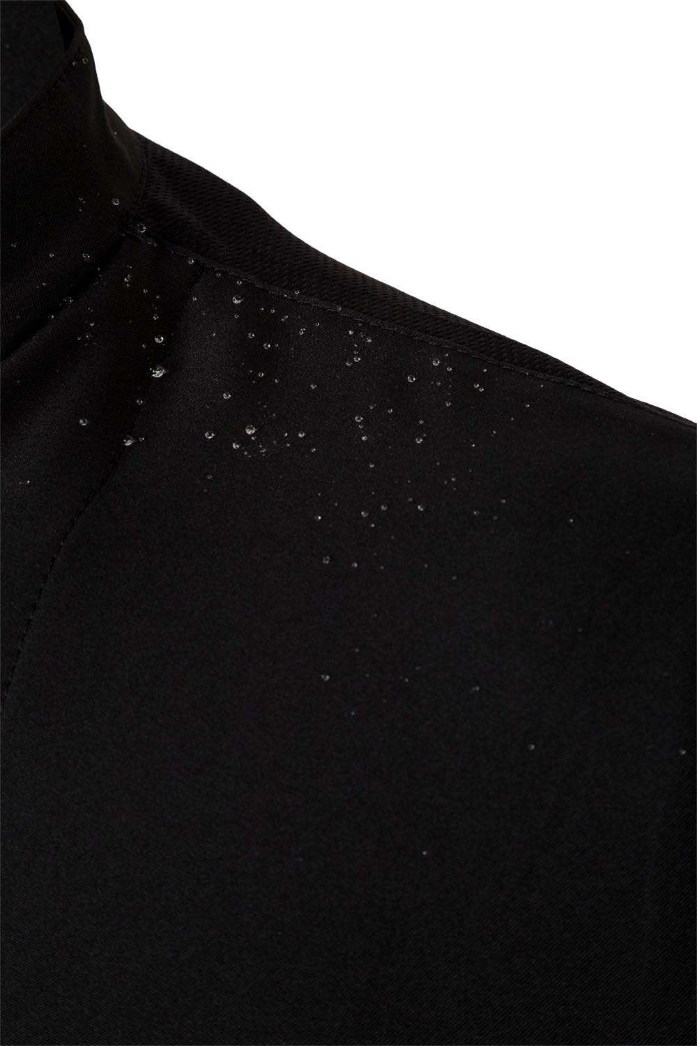 405209.CHAQUETA COCINA MICROFIBRA MC NEGRO 2XL